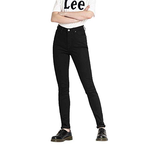 Lee Damen Ivy Skinny Jeans, Noir (Black Rinse 47), 29W / 33L
