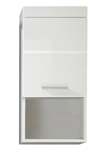trendteam smart living Hängeschrank, Holzwerkstoff, Weiß Hochglanz, (B/H/T): 36 x 77 x 23 cm