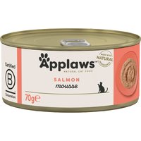 Sparpaket Applaws Mousse 24 x 70 g - Lachs