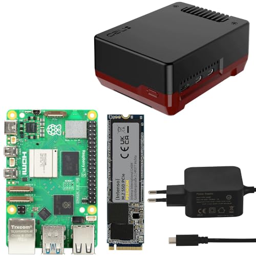 Raspberry Pi 5 / 8GB ioBroker Smarthomezentrale Argon NEO 5 M.2 250GB NVME