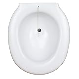 Corysan Sanitärbidet, anschließbar für die Toilette, aus Kunststoff | Maße: 38 x 41,5 x 14 cm | mit Verschluss