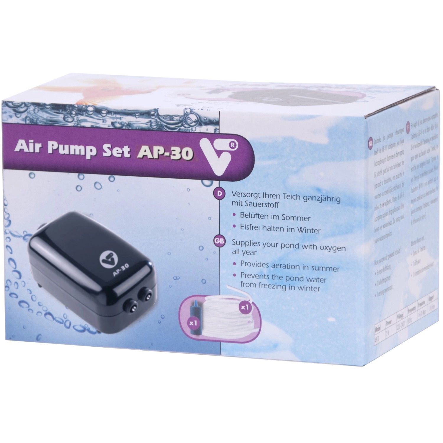 VT Luftpumpen Set Air Pump AP-30