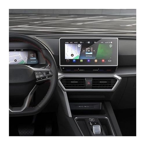 Für Sitz Für Leon Für MK4 Gehärtetem Glas Film Screen Protector 10 Zoll Auto GPS Navigation Center Touch Display Navigation Schutzfolie