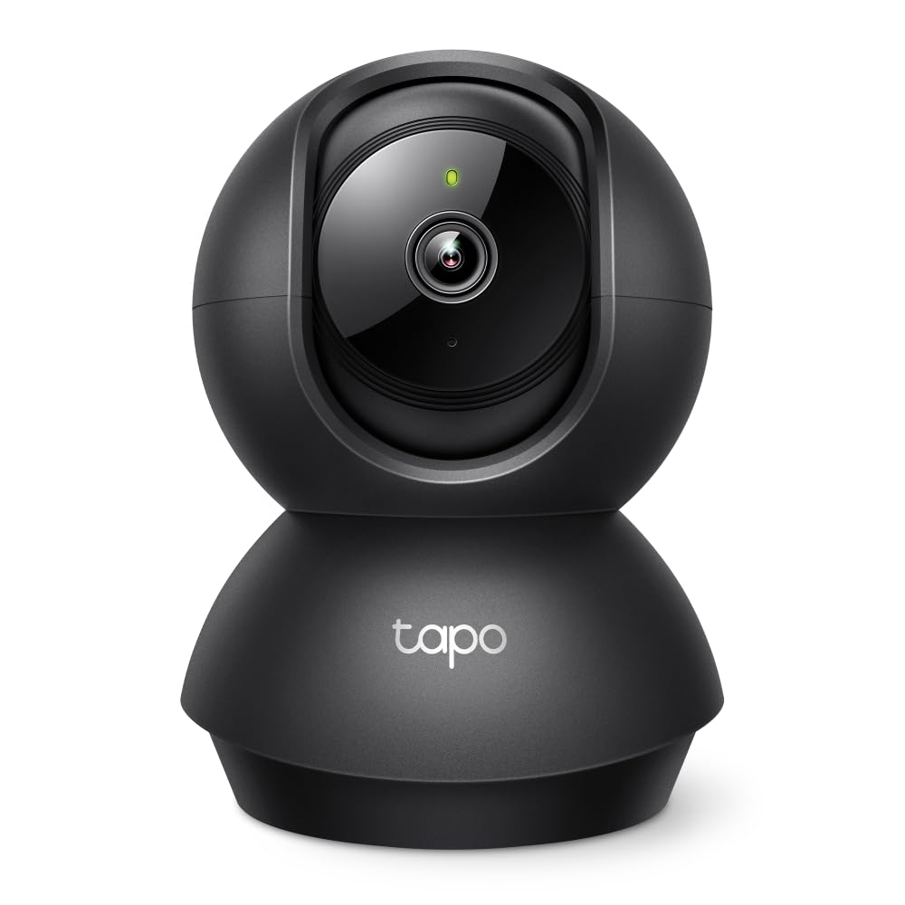 Tapo TP-Link C211 WLAN IP Kamera Überwachungskamera (Linsenschwenkung und Neigung, 3MP-Auflösung, 2-Wege-Audio, Nachtsicht zu 9m, bis zu 512 GB lokaler Speicher)