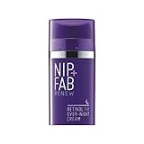 Nip + Fab Retinol Fix Overnight 0.1% Retinol Cream | Nachtcreme mit Retinol | Hyperpigmentierungscreme | Anti-Falten Creme | Hyaluronsäure | 50 ml