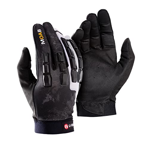 G-Form Moab Trail Bike Handschuhe, Schwarz/Weiß, Erwachsene, Größe L