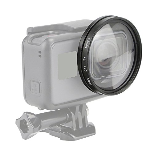 MASUNN 52 mm 10 x Makro-Linse Close Up Objektiv für Gopro Hero 5 Hero 6 Vergrößerung Action Kamera Mount