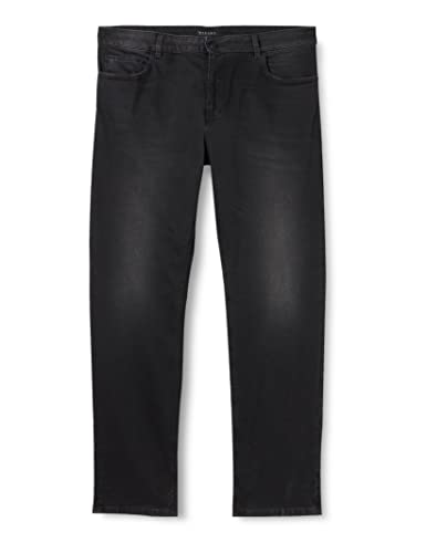 Sisley Herren Trousers 4N3HSE00Y Jeans, Black Denim 800, 30