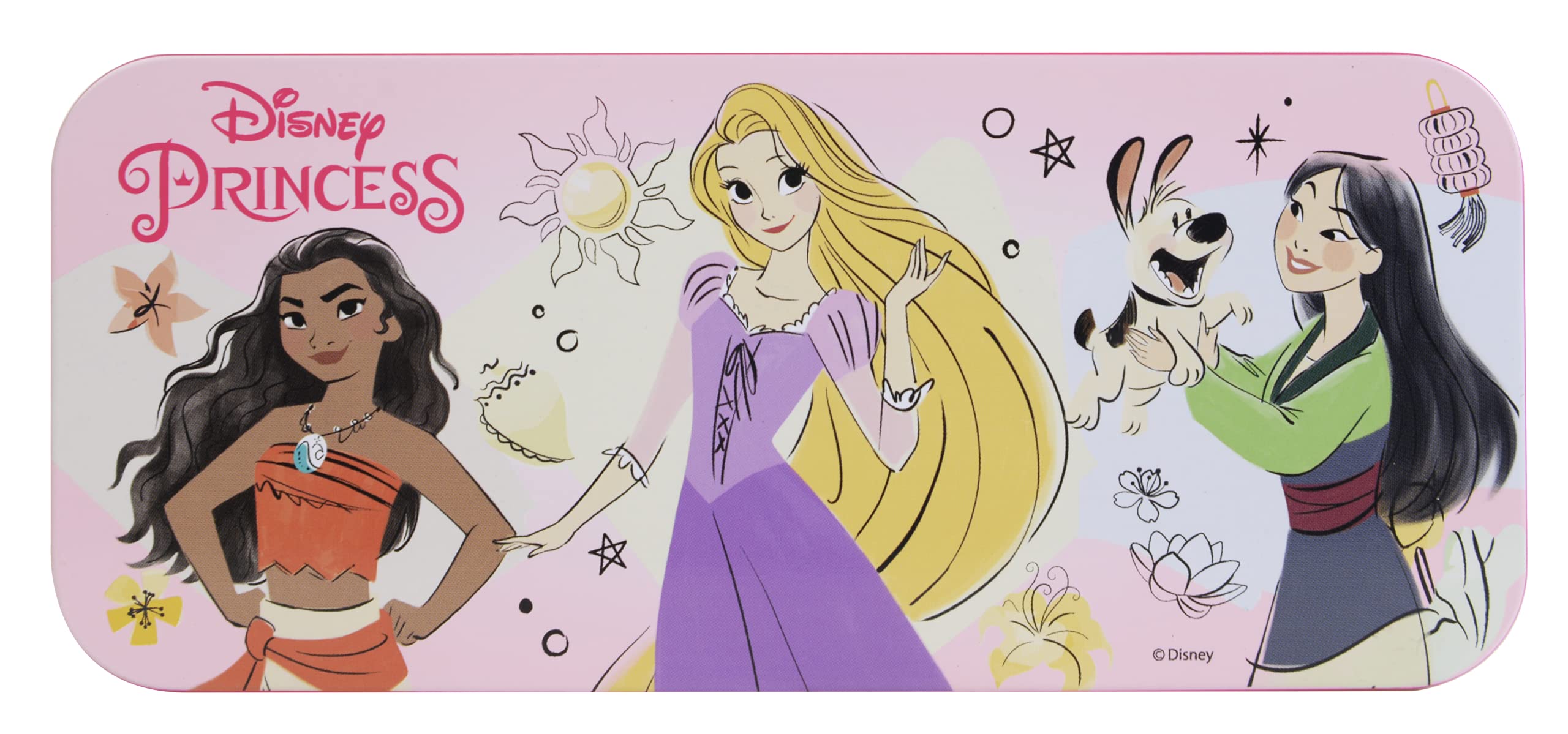 Princess Enchanting Destinations Book, Prinzessinnen Beauty-Buch, Make-up Set für Schminkspaß, buntem Zubehör, Spielzeug und Geschenke für Kinder