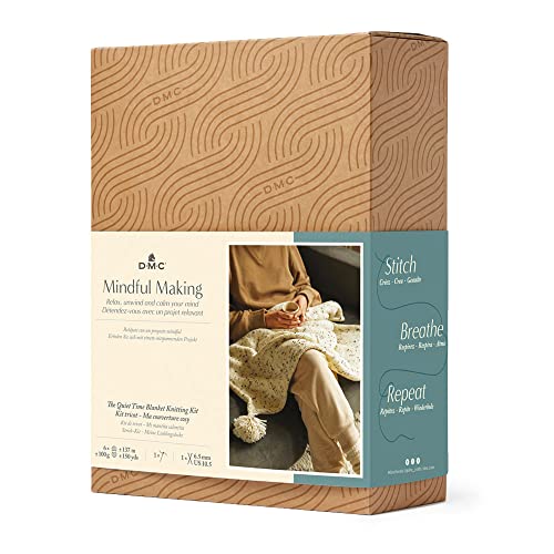 DMC Mindful Making Kit de crochet pour couverture réconfortante Taille unique