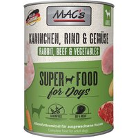 MAC's Hundefutter getreidefrei Kaninchen & Gemüse, 800 g
