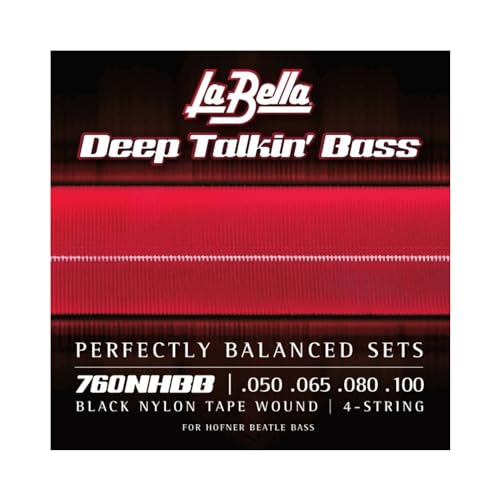 La Bella 760NHBB Beatle Bass, 050/100