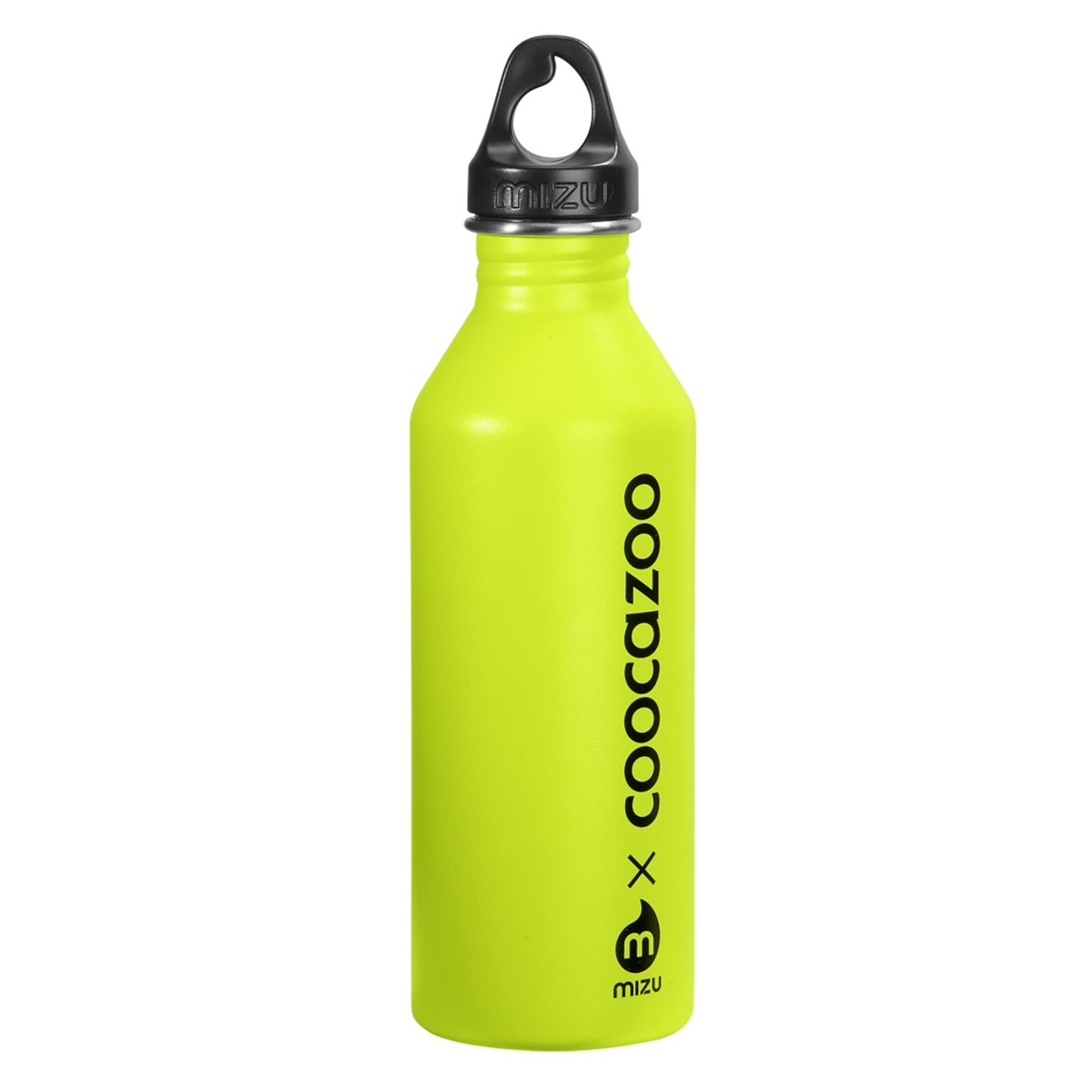 Coocazoo Edelstahl-Trinkflasche, Lime, Drehverschluss, aus Edelstahl, ohne Weichmacher, geschmacksneutral, für kohlensäurehaltige Getränke geeignet, recyclebar, 0,75L