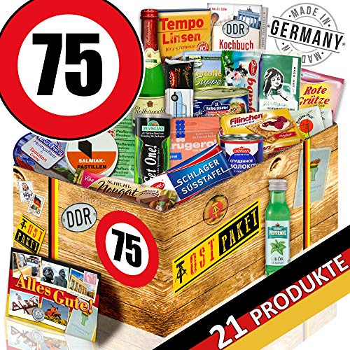 DDR Paket / 75 Geburtstag / Geschenk Ideen Mutti / Spezial Geschenk Box