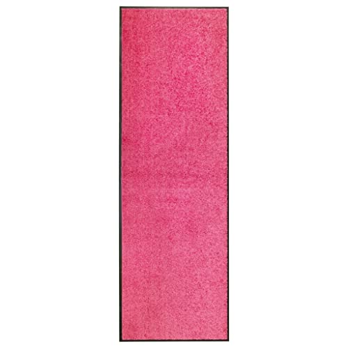 SMTSEC Fußmatte waschbar pink 60x180cm