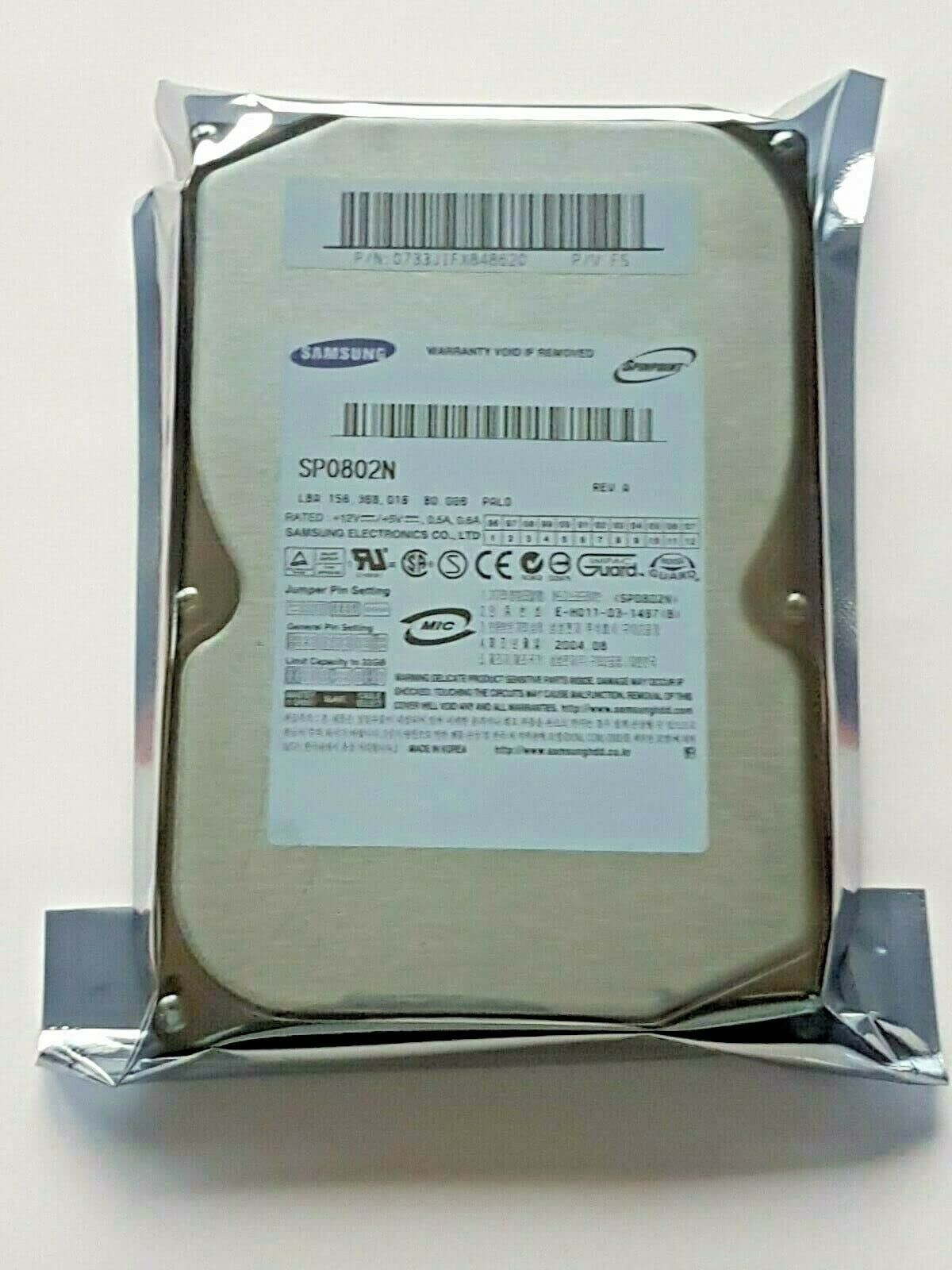 80 GB SATA SP0802N 7200RPM 2MB Cache HDD 3.5" Festplatte