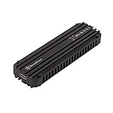 SilverStone Technology SST-MS12-20Gbps SuperSpeed + USB 3.2 Typ C zu NVMe M.2 SSD Gehäuse, schwarz