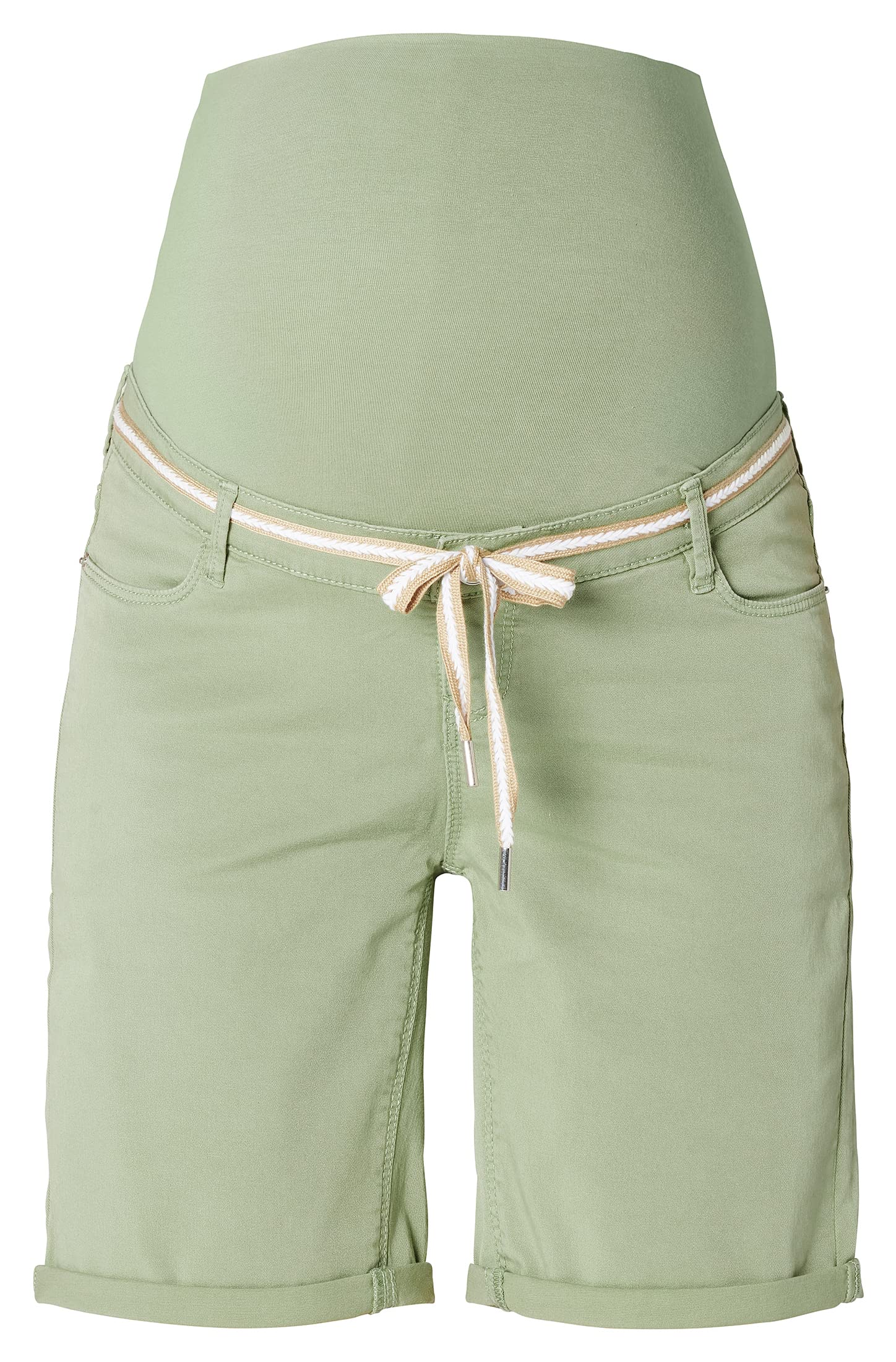 ESPRIT Maternity Damen Bermuda Over The Belly Shorts, Real Olive-307, 34