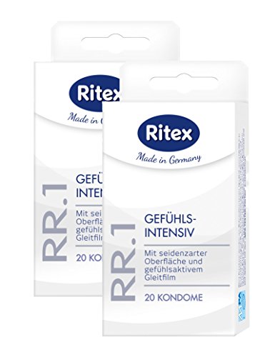 40 (2 x 20er) Ritex RR.1 Kondome - Gefühlsaktive Condome