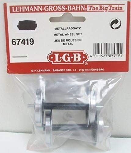 LGB 67419 - Metall-Scheibenradsatz, 2 Stück