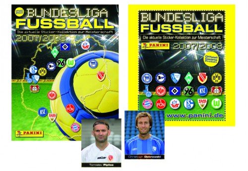 Fussball Bundesliga 07/08 Sticker Sammelbilder (Tüte)
