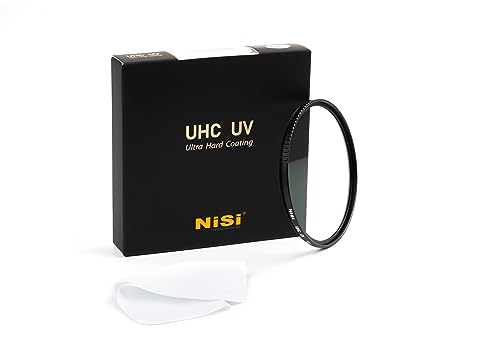 NiSi UHC UV Filter 43mm Schutzfilter mit Reinigungstuch - Water-White Glas, Ultraharte Beschichtung mit 99,3% Lichtdurchlässigkeit, Ultradünne Gerändelte Rahmen