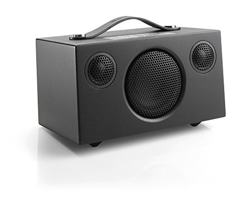Audio Pro Addon C3 Lautsprecher (25 Watt, Multiroom, Stereo, WLAN, Bluetooth, App, Air Play, Musik Apps (Spotify, Tidal, Deezer), Internetradio wie Tunein, 9 h Akkulaufzeit) Coal Schwarz
