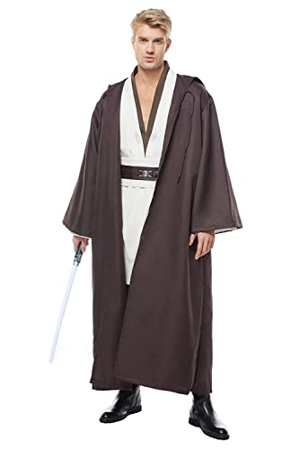 Star Wars Kostüme Obi Wan Kenobi Kostüm Jedi Kostüme für Erwachsene Herren XXL