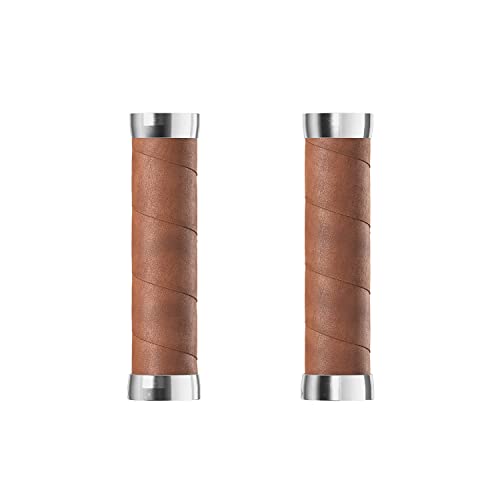 Brooks Art: Uni Slender Ledergriffe (130 + 130 mm) – Dark Tan – New22 Griff, Standard