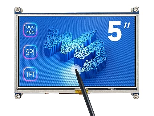 Waveshare Raspberry Pi 5 Inch HDMI LCD 800 * 480 High Resolution for Raspberry Pi A+/B+/2B/3B/3A+/3B+/Raspberry Pi 4
