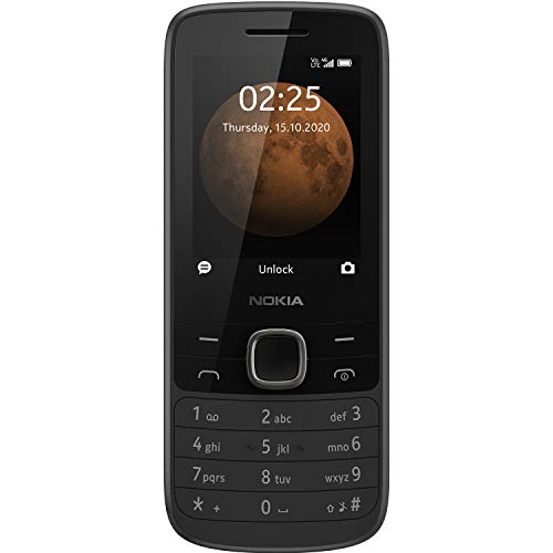 Nokia 225 4G 2,4 Zoll UK SIM-Free Funktion Telefon (Dual SIM) - Schwarz