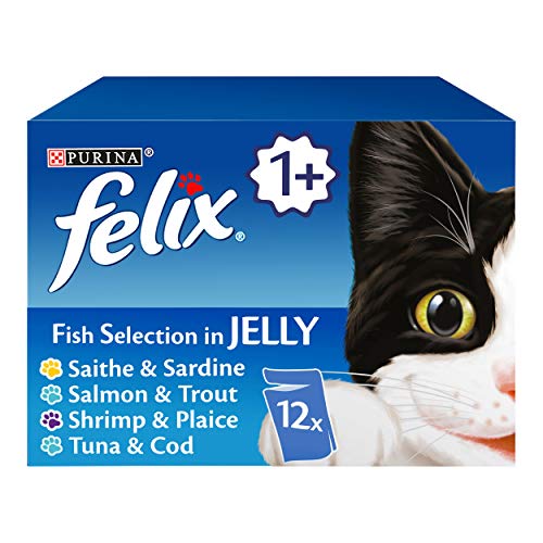 Felix Katzenfutter Fischauswahl in Gelee, 12x100g