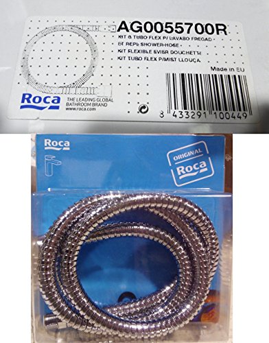 Roca ag0055700r Ersatz Kit G Flex Rohr für Waschbecken Spüle - Armatur Griferia Original - Flexible Stromversorgung und Dusche