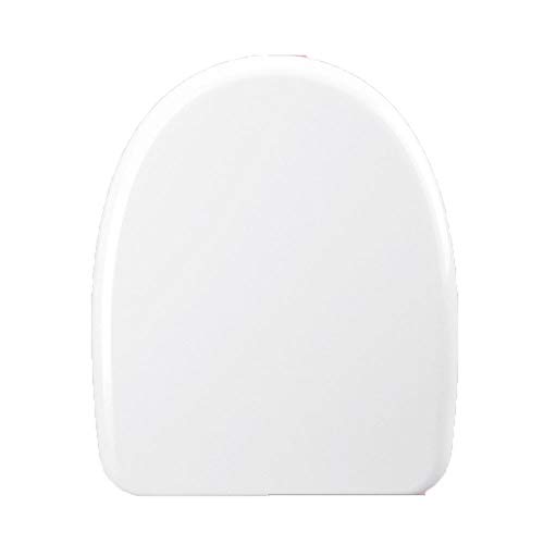 Soft Close Toilettensitz, Toilet Seat Thicker Toilet Lid with Slow-Down Mute Urea-Formaldehyde Resin Toilet Cover for O/V/U Type Toilet,E (Color : E)