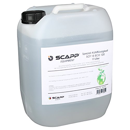 SCAPP Kühlflüssigkeit für Schweißgeräte SCF 15 ECO 120, 10L Kanister, anwendungsfertig, bis -15 °C (5-25L Kanister auswählbar)