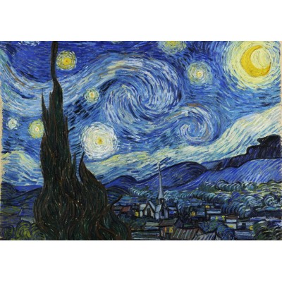 Grafika Vincent Van Gogh - Sternennacht, 1889 2000 Teile Puzzle Grafika-F-30084