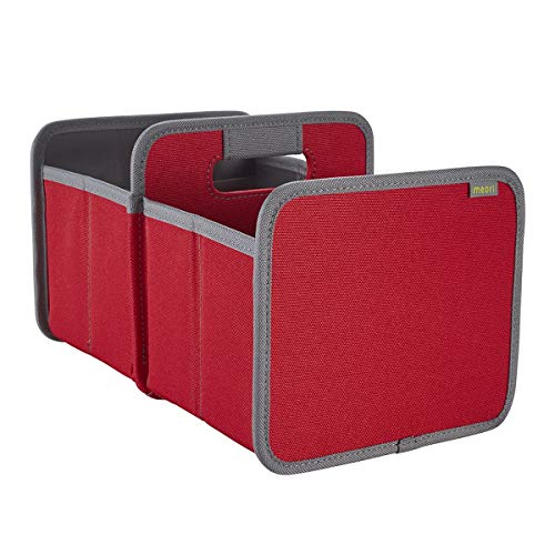 meori Faltbox Mini Doppel in Rot – Kleine Klappbox mit Griffen – Geschenkidee und Allzweck Aufbewahrungslösung - A100674 - 16,5 x 25,5 x 15 cm