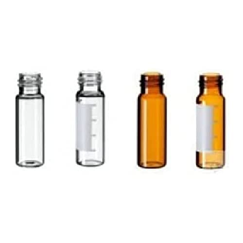 neoLab 7-0765 Gewindeflaschen, ND13, 45 mm x 14.7 mm, Gewinde 13-425, 4.0 mL, Klarglas (100-er Pack)