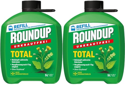 2 X 5L Roundup®Unkrautfrei Total