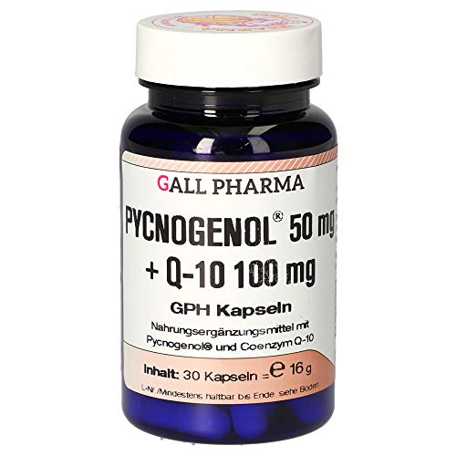 Gall Pharma Pycnogenol 50 mg plus Q-10 100 mg GPH Kapseln, 30 Kapseln