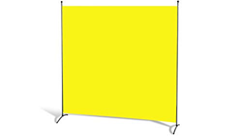 Stellwand 180 x 180 cm - Gelb - Paravent Raumteiler Trennwand Sichtschutz Grasekamp Gelb