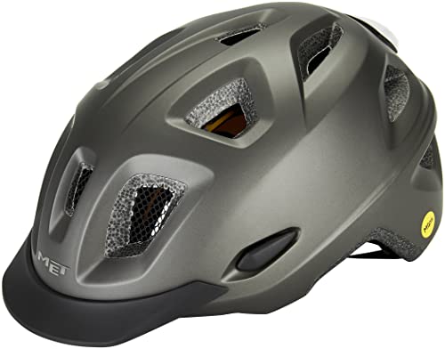 MET Sport Helm Mobilite MIPS Titan, metallisch, matt, Mehrfarbig (Mehrfarbig), L