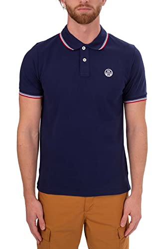 North Sails - Men's Regular Polo Shirt with Logo Collar - Size XXL