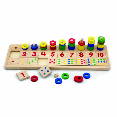 VIGA Toys - Holz Rechenspiel, Mehrfarbig, 2043640