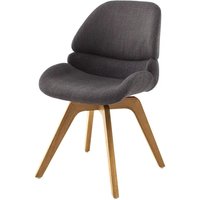 MCA furniture Esszimmerstuhl »Henderson« 180° drehbar mit Nivellierung, mit Feinflor Absetzung mittig, Belastbar bis 120 kg