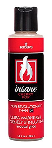 Sensuva Insane Arousal Glide Stimulierendes Gleitmittel Cherry Pop 125 ml