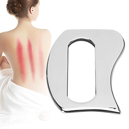 Elektrisch Gua Sha Schaber, Edelstahl Kratzplatte Schaber Massagegerät Körper Gua Sha Massage Tool für Release Schmerzlinderung