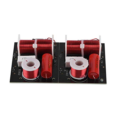Elprico Audiomodulplatine, 2-teiliger Lautsprecher-Frequenzteiler 2-Wege-2-Einheit HiFi-Soundfilter Audiomodulplatine