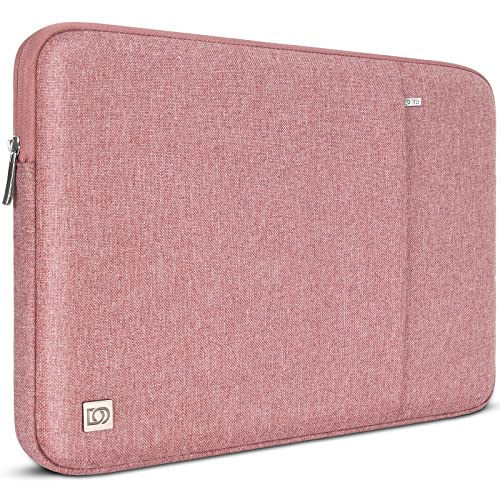DOMISO 14 Zoll Laptop-Tasche für Lenovo Chromebook S330/ThinkPad A475 A485 E485 T480s/HP ProBook 640 645 G4/Dell Inspiron 55 480 5 481 5482 5490 Chromebook 14, Pink