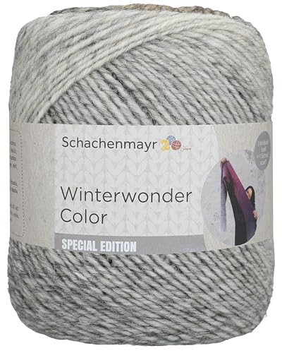 Schachenmayr Wolle Winterwonder Color 200g Farbe 83, Wolle mit Farbverlauf, Kuschelgarn, Dochtgarn aus Alpaka, Wolle, Polyacryl